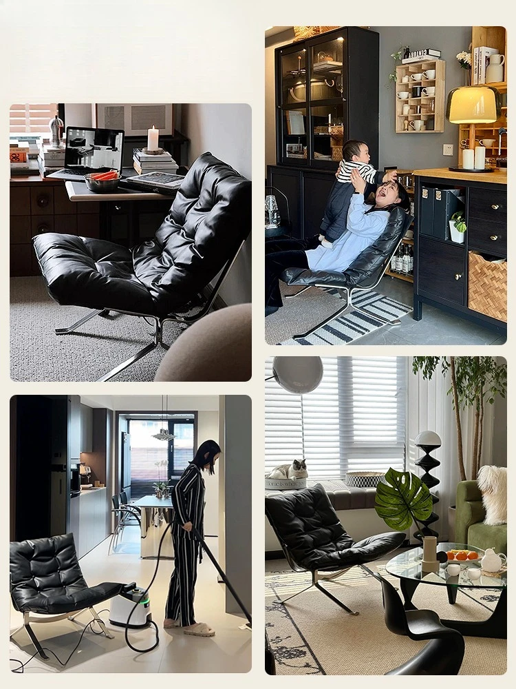 Vrijetijdsstoel enkele fauteuil minimalistische lichte luxe vrijetijdsrugstoel