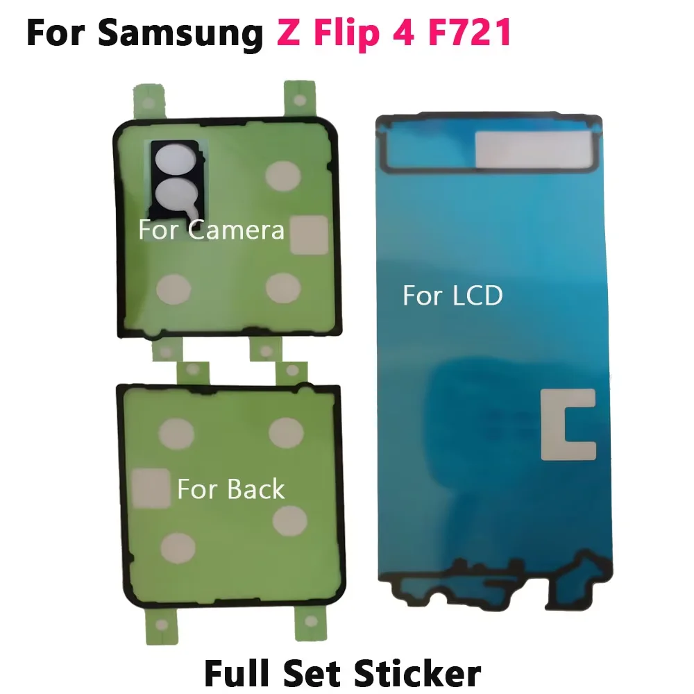 

Adhesive For Samsung Galaxy Z Flip 4 Flip4 F721 For Battery Back Cover LCD Screen + Rear Sticker Tape Glue