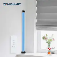 Zemismart Zigbee-Motor de persianas enrollables inteligentes, funciona con batería integrada Tuya para tubo de 37mm y 38mm, Alexa y Google Home