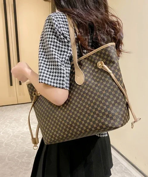 

Luxury Women's Bag Large Capacity Shoulder Bags Top Handle Tote Handbag Ladies Wild Bags Sac A Main Femme