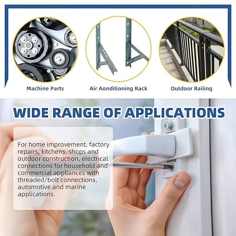 300 PCS M2.5 * 6 * 0.5 arruelas planas de aço inoxidável, parafusos de metal galvanizados duráveis e arruelas de parafuso