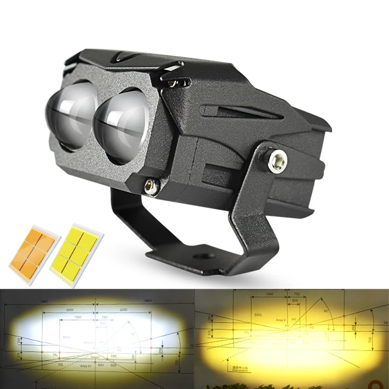 

OEM Auto Motorcycle Lighting System Mini Driving Light Luces Led 60W 20000Lm Bi-lens Faros Moto Lamp Sorot Motorcycle Lighting