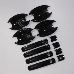 Glossy Black Chrome Side Door Handle Cover Trim for NISSAN X-Trail T31 2008 2009 2010 2011 2012 2013 Car Accessories