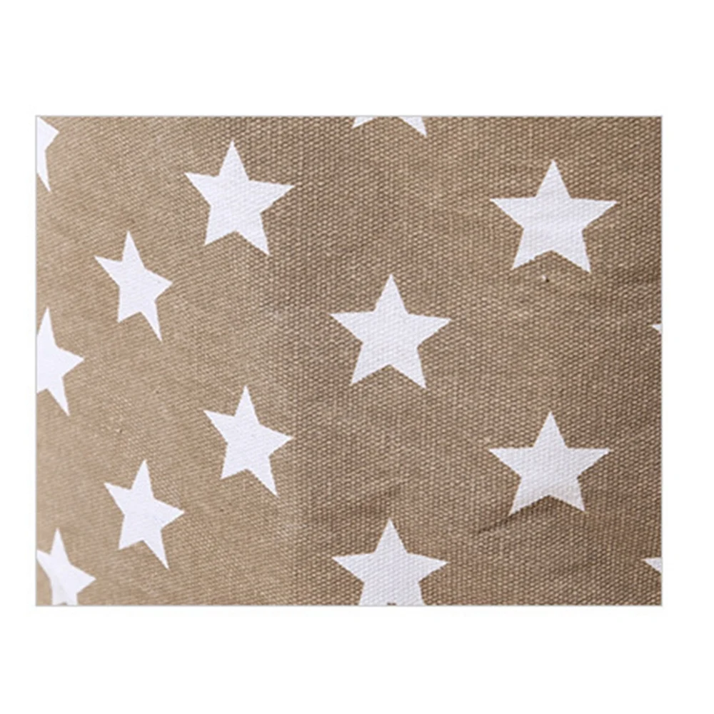 Waterproof Collapsible Extra Large Drawstring Clothes Hamper Storage with Handle with Stylish Stars Design(B)