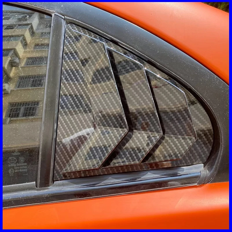 

Car Styling For Mitsubishi Lancer EX X Evo 2008-2018 Rear Window Shades Shutter Louver Cover Trim Decorative Frame Accessories