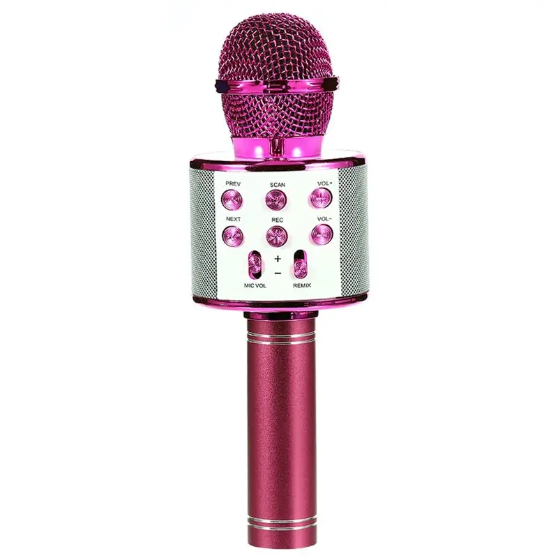 

Микрофон MACH-Karaoke с HIFI-динамиком, портативный ручной микрофон KTV для пения, Bluetooth-микрофон для музыки, для детей 5-11 лет, для девочек