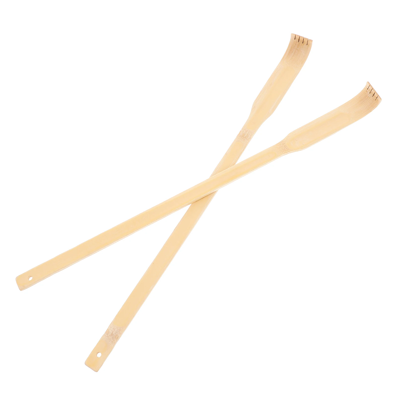

2pcs Wood Back Scratcher Long Handle Portable Scratch Tool For Itch Relief Home Travel Use Durable Manual Massager Seniors