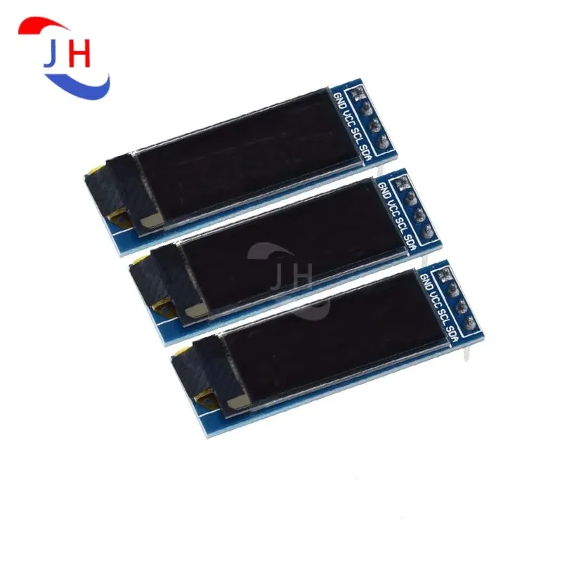 1 قطعة 0.91 بوصة OLED وحدة 0.91 "أبيض/أزرق/أصفر OLED 128X32 OLED LCD LED SSD1306 وحدة عرض IIC التواصل لاردوينو