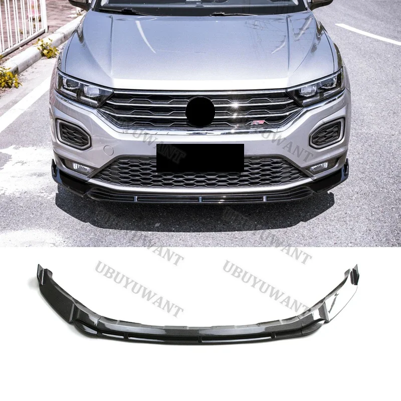 For VW T-Roc / T Roc TSI TDI 2017-2021 Front Bumper Lip Factory Outlet Chin Spoiler Splitter Protector