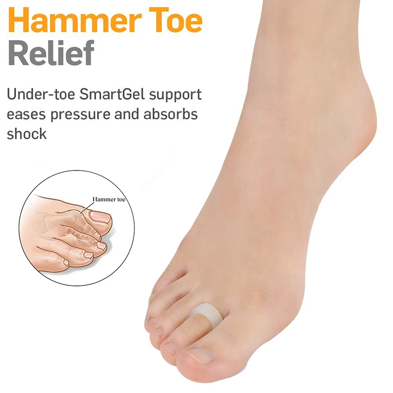 1 pair Toe Straightener Corrector Toe Separators Toe Straightening Cushion for Mallet and Overlaping Toes Separation tool