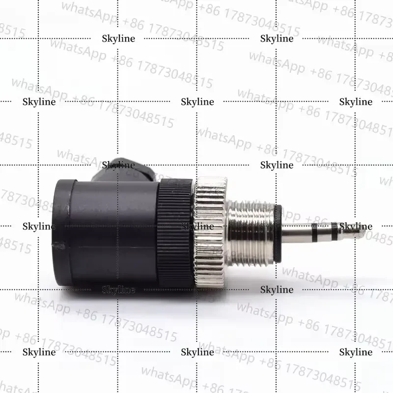 M12 Plug With 3.5mm Mini Jack Audio Connector