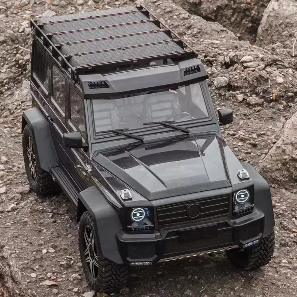 

Радиоуправляемая машина Traction Hobby New KM5 2/4WD 1/8 RC Rock Crawler с электроприводом и 2-мя съемными дверными осями для взрослых и детей.