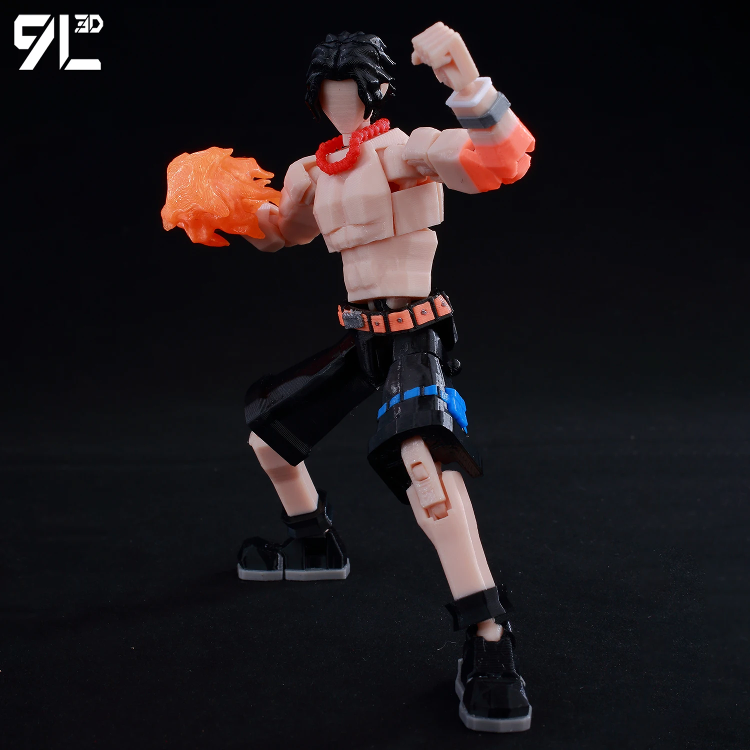 9L3D Dummy13 OnePiece Figure Portgas D. Ace Anime Lucky13 Multi