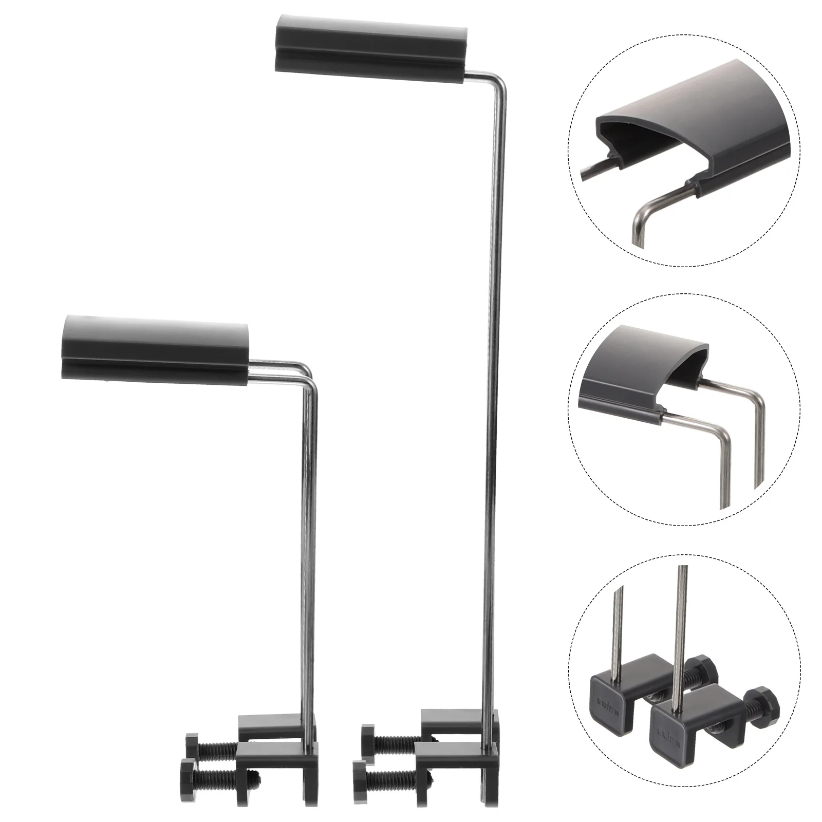 

2Pcs Aquarium Light Holder Fish Tank Lamp Bracket Adjustable Height Plastic Rack Aquarium Accessories Stand for Aquatic Plant