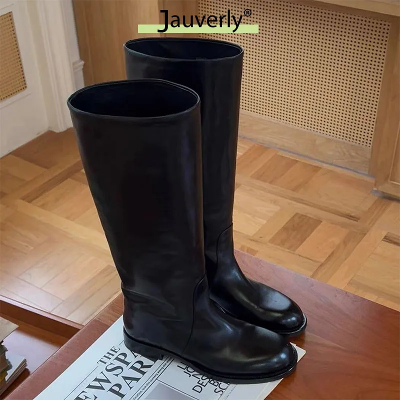2026 Autumn Winter Long Boots Fashion Street Style Women's Boots Luxury Brand Design Winter Warm Knee-length Boots Female