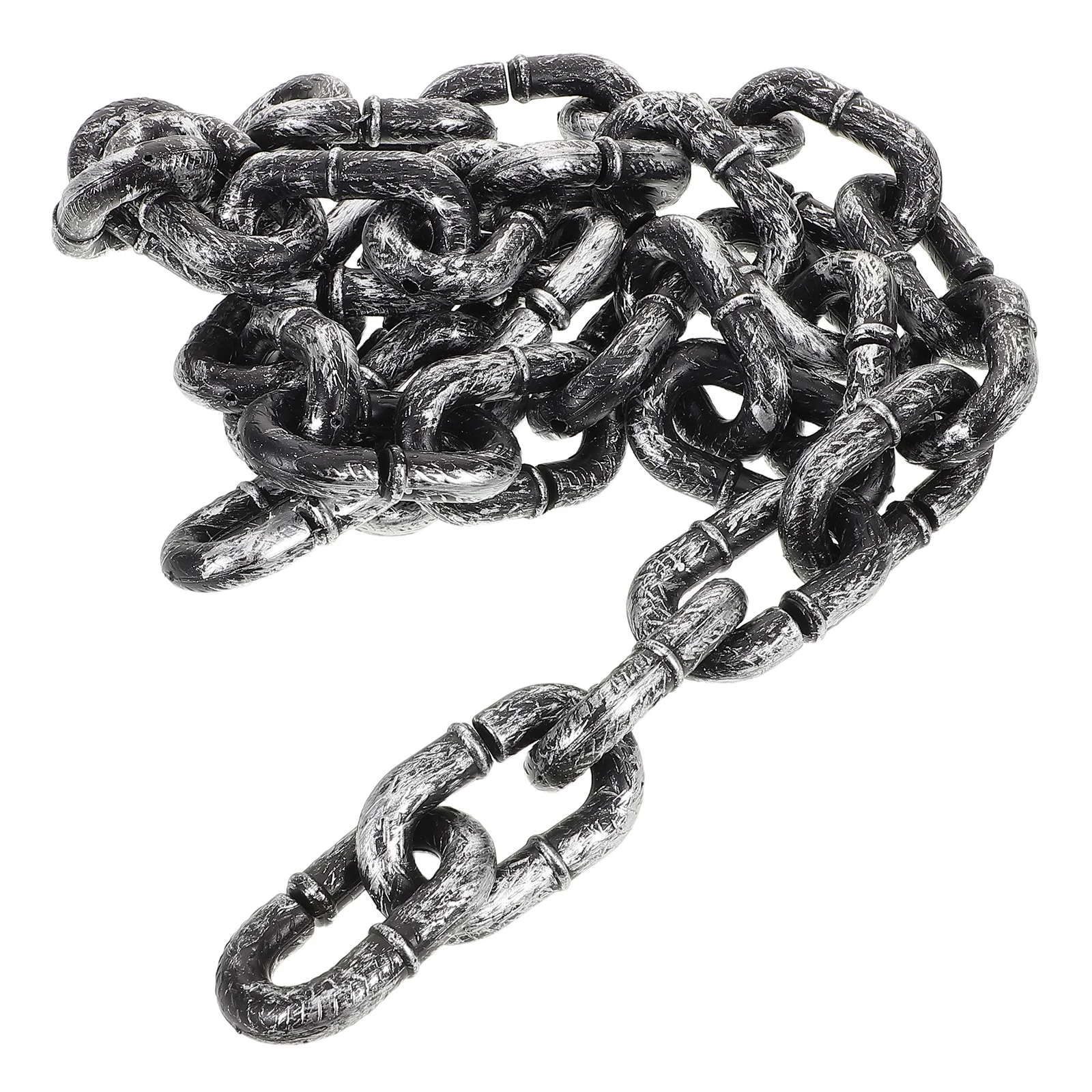 هالوين البلاستيك سلسلة 151.5 سنتيمتر سلاسل وهمية الدعائم وصلات بلاستيكية زاحف زي حفلة الديكور القراصنة زينة الحفلات #5