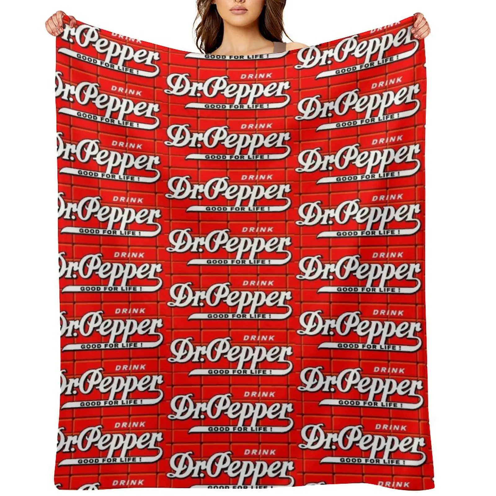

Dr Pepper - Good for Life! Throw Blanket Picnic Softest Thermals For Travel Blankets Sofas Of Decoration Blankets