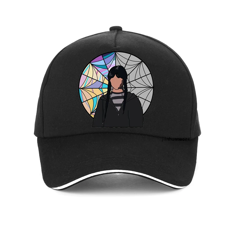 

Movie Wednesday Addams Baseball Cap Printing Visors Cap Summer Breathable Dad Hat Couple Hats Unisex Adjustable Sun Helmet