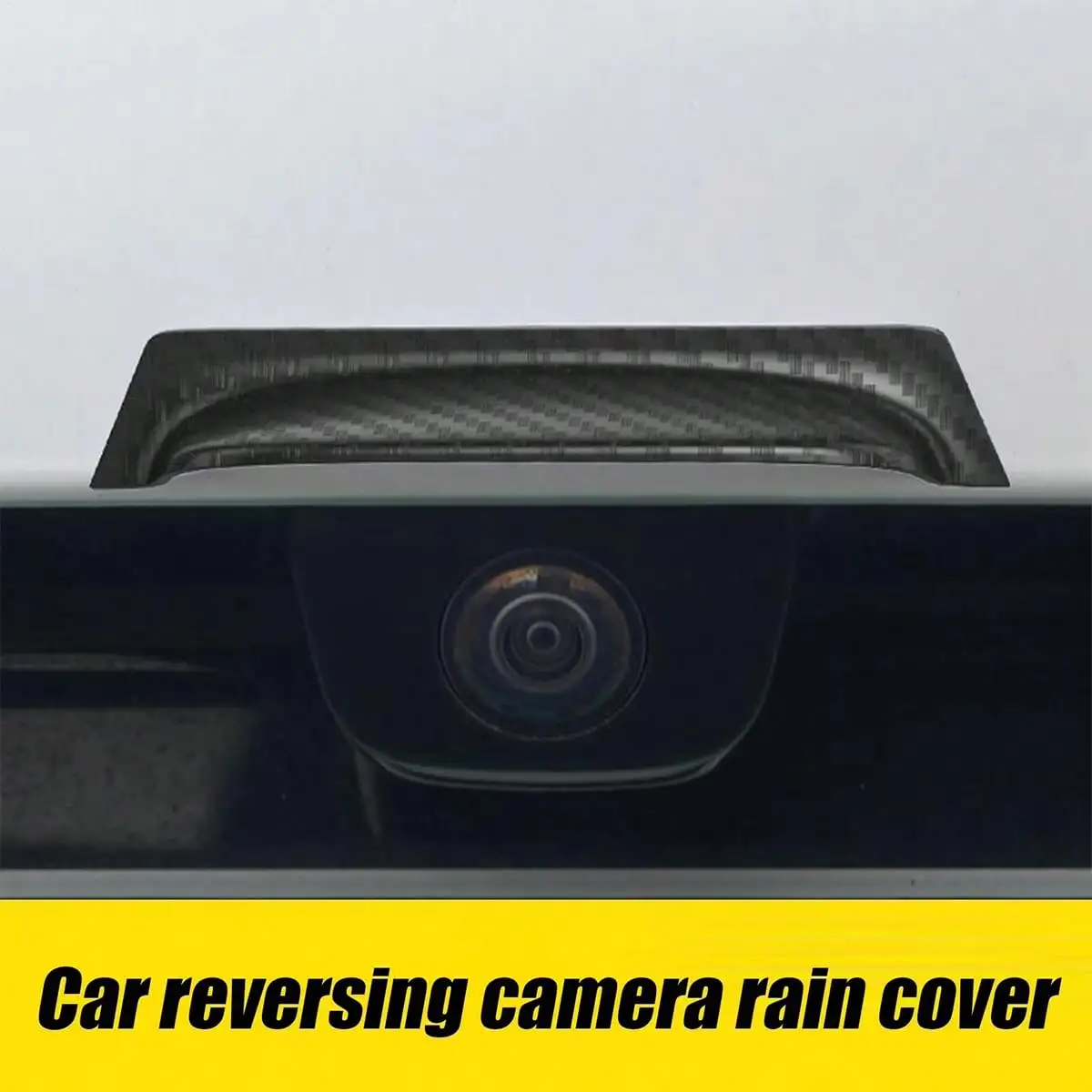 Car Reversing Camera Rain Cover, 360-Degree Image Waterproof Rain Shield, Rain Visor, Rain and Water Blocking Silicone Model, Weatherproof Accessories, Enhanced Visibility in Rainy Days, Rain Cover for Cars, Good Rain Protection, Modification Accessories