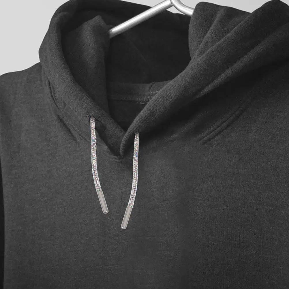 

4 шт. блестящие шнурки со стразами для женских кроссовок, украшенные стразами, круглые регулируемые шнурки-украшения для толстовок и спортивных брюк