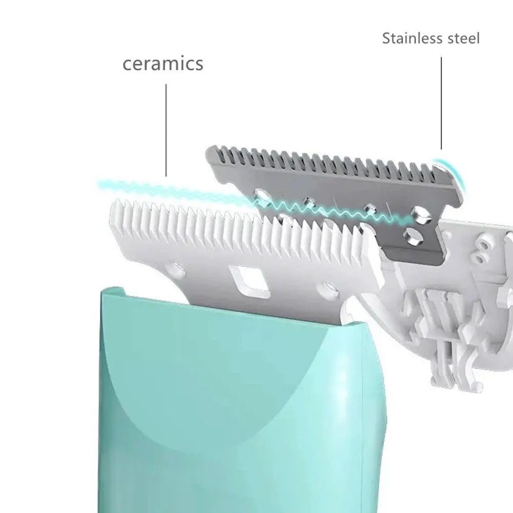 Kemei الرطب الجاف الفخذ الجسم المتقلب للرجال الوجه اللحية الشعر المتقلب المقص قابلة للشحن العانة الكرة ماكينة حلاقة كهربائية الجسم انيمال