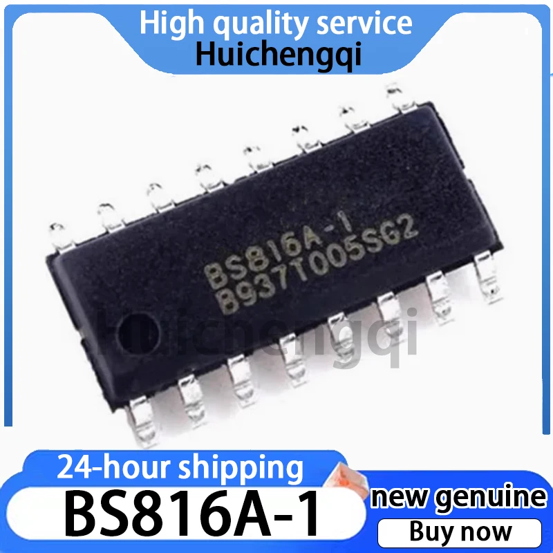 5PCS Original SMT BS816A-1 NSOP-16 6-key Capacitive Touch Button Chip IC