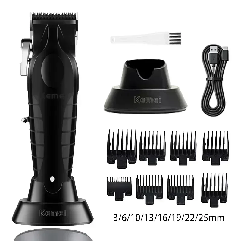 Kemei Tondeuse Kit KM-2296 KM-2299 KM-1102 mannen Elektrische Tondeuse Machine Professionele Haar Snijmachine voor Mannen - afbeelding 1