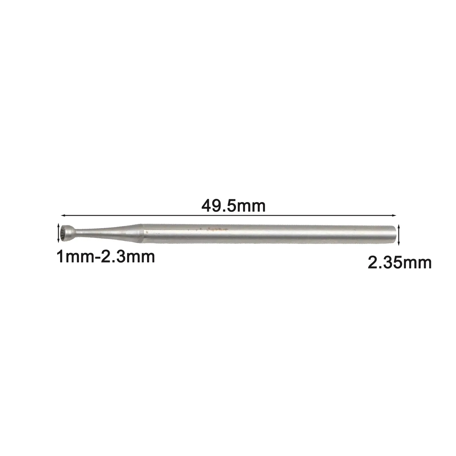 10 Pieces Jewelry Setting Drill Bits - 3/32 Inch Shank Gem Setting Drill Bits Cylinder - Tapered Gem Making Tools Gem Setting