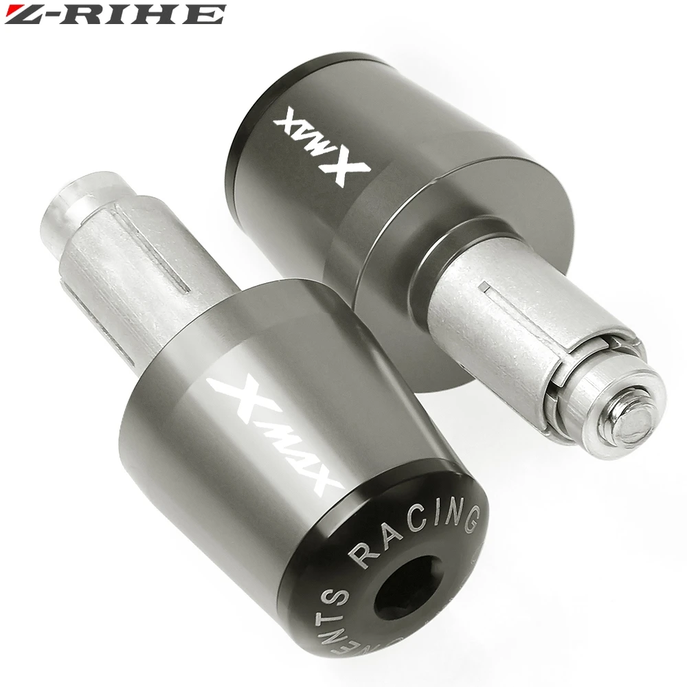 22mm For YAMAHA XMAX 300 X MAX X-MAX 125/200/250/400 Motorcycle Handle Grip Bar Ends Motorbike Handlebar Grips Ends