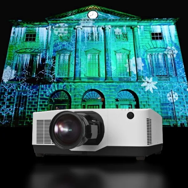 20000 Lumen High Brightness Laser Projector Interchangeable Lenses for 3D Mapping Outdoor Large Venues Pro-AV Video Projection