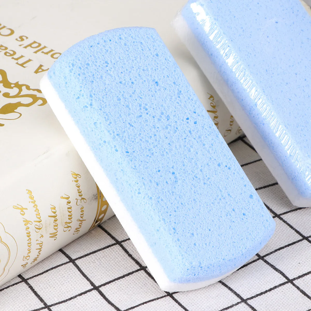 4Pcs Foot Rasp Glass Callus Removers Double Color Dead Skin Remover Pedicure Stone for Smooth Feet Cracked Heel Treatment