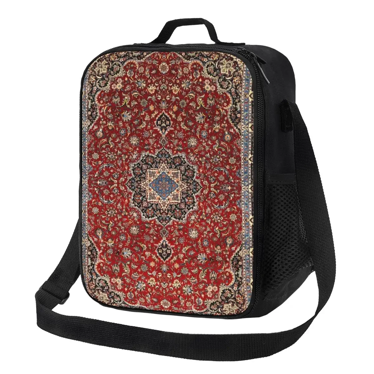 Vintage Oriental Traditional Moroccan Turkish Style Portable Lunch Box Bohemian Thermal Food Insulated Lunch Bag Office Work