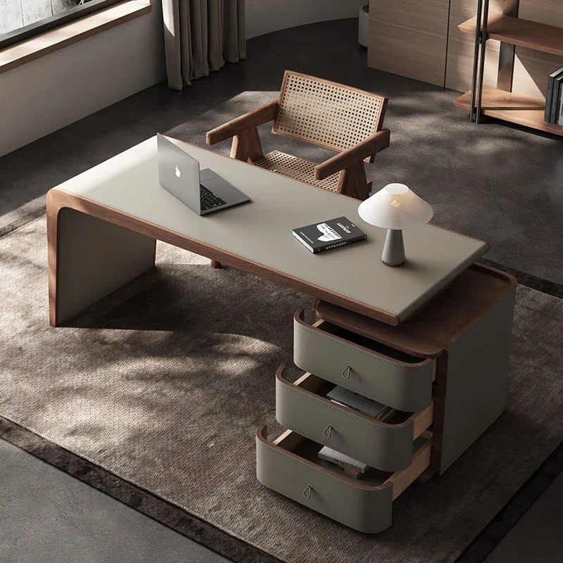 

Cabinet Desktop Executive Desk Organizer Modern Manager Drawers Storage Office Desks Computer Mesa Escritorio Home Office