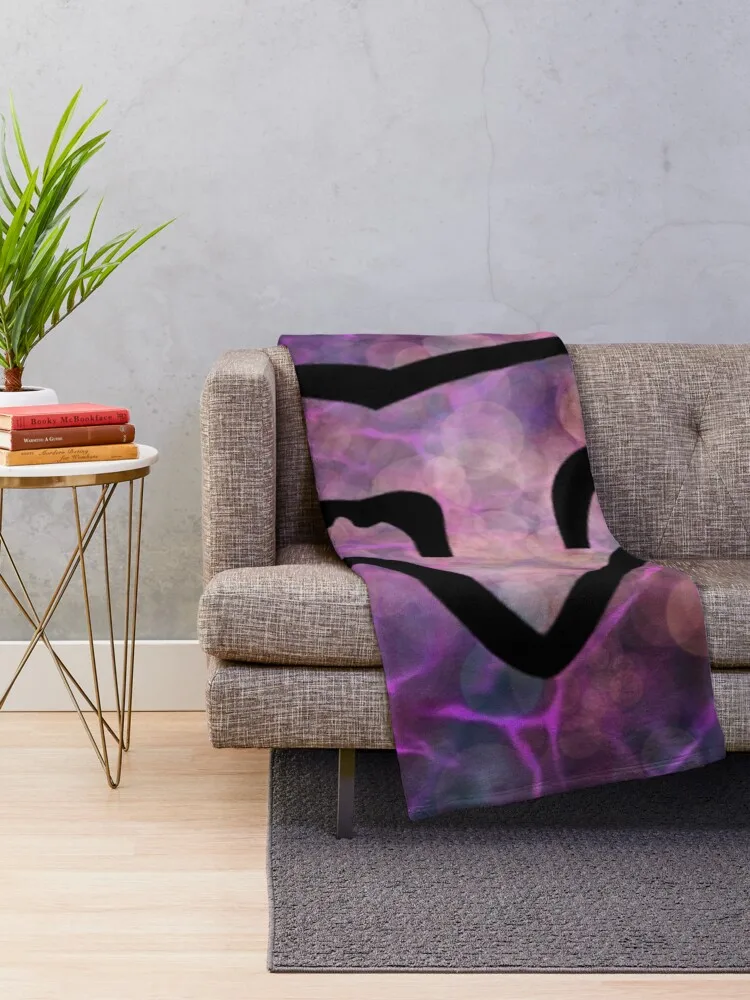 Racing merch braap mixed colors galaxy Throw Blanket wednesday Bed linens Warm Blankets