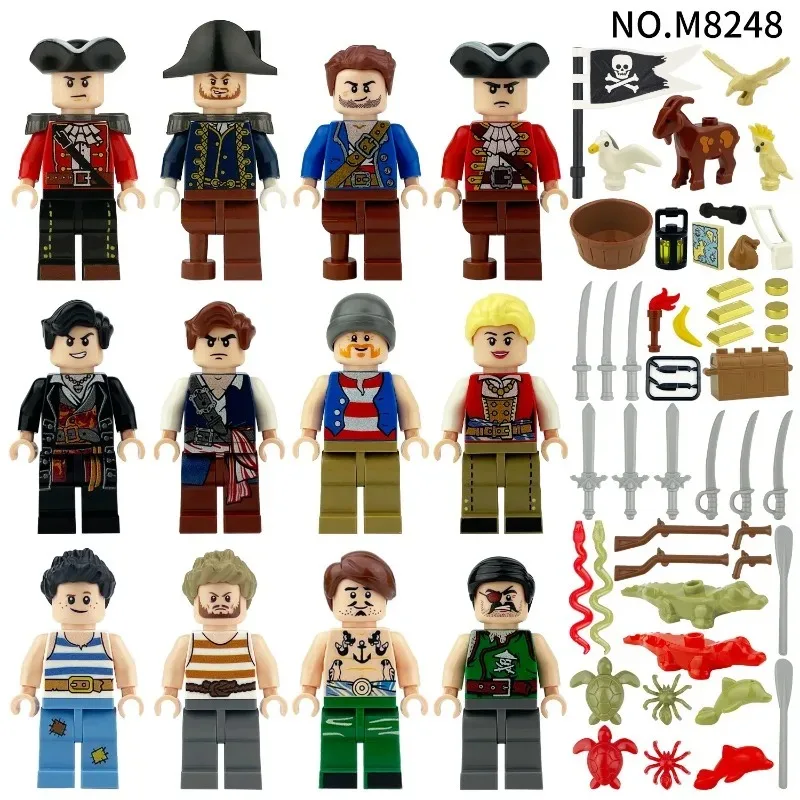 Bausteine für Partys: Römische Kavallerie, Piraten, Skelette, böse Spezialeinheiten, Zombies, Mini-Rollenspielzeug, Hochzeits- und Geburtstagsgeschenke – Detail 14