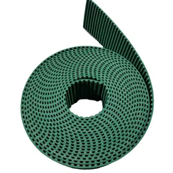 MINSEN – ceinture de synchronisation ouverte en tissu PU vert, double face, haute qualité, 100-T10-10000, PAZ-PAR