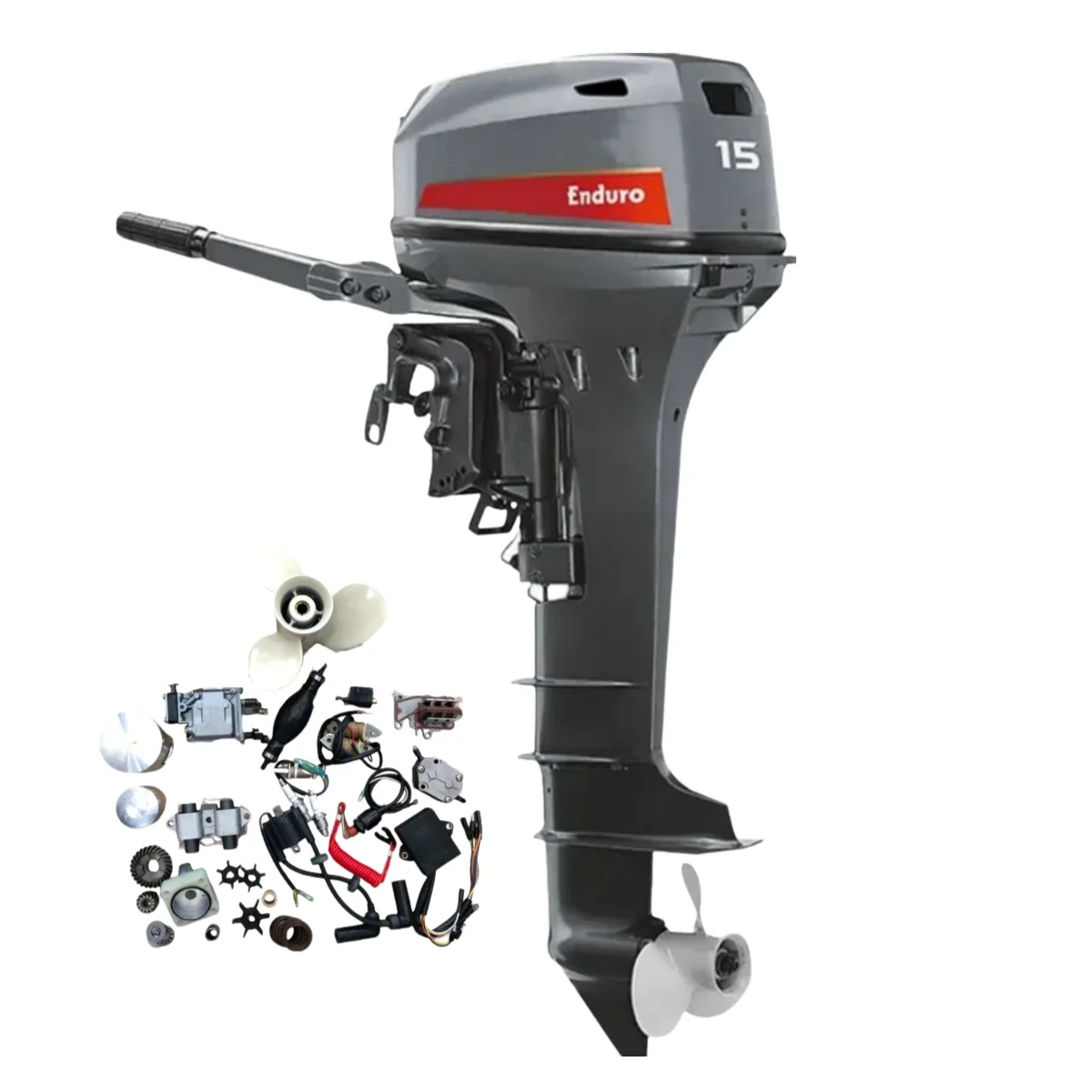 

wholesale OutBoard Engine 2 Stroke15hp Same Style High Quality Outboard Motor Marine En