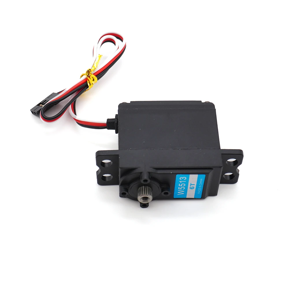 JX Servo W5513 1.5T/2T/4T/6T 10kg Metal Gear Sail Winch Servo Motor 0.09sec 360° For RC Sailing Competition Steering Gear Parts