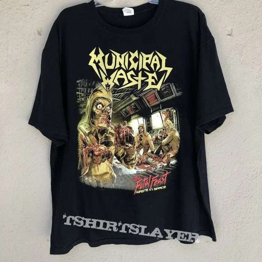 Municipal Waste The Fatal Feast 90s black Unisex Reprint T shirt S-5XL NH13643