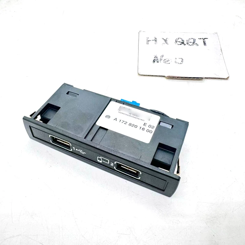 A1728202000 A1728201600โมดูลควบคุมอินพุต/ คอนเนคเตอร์ USB แท้สำหรับ Mercedes Benz GLE GLA CLA CLS g OEM 1728202000