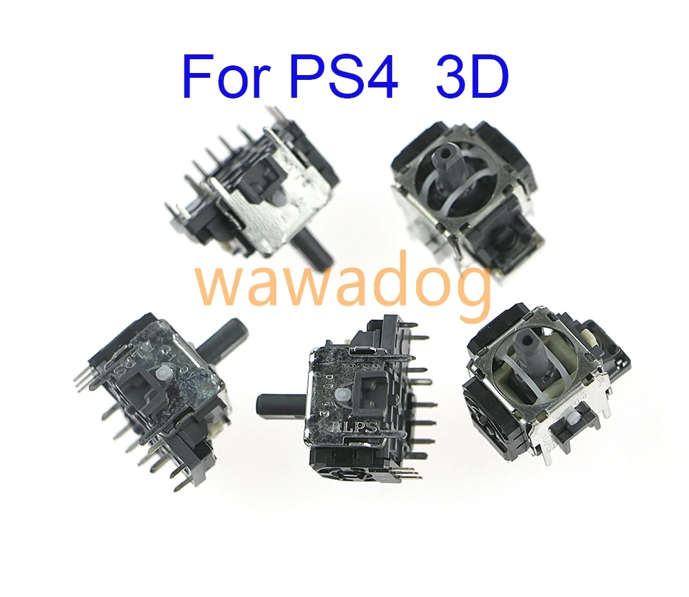 100 шт. оригинальный новый 3-контактный сменный черный 3D джойстик аналоговый джойстик для контроллера PS4 Dualshock 4