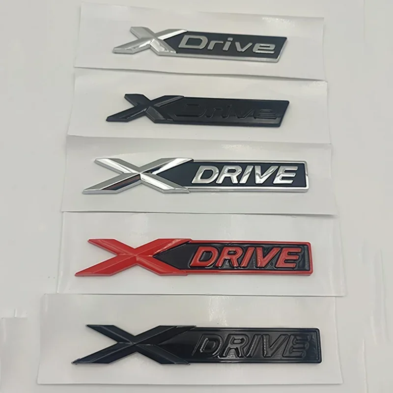 ثلاثية الأبعاد ABS X محرك شعار Xdrive شعار ملصق سيارة الخلفي الجذع شارة لسيارات BMW E39 E46 E60 E90 E87 F10 F30 G20 G30 X1 X3 X5 اكسسوارات