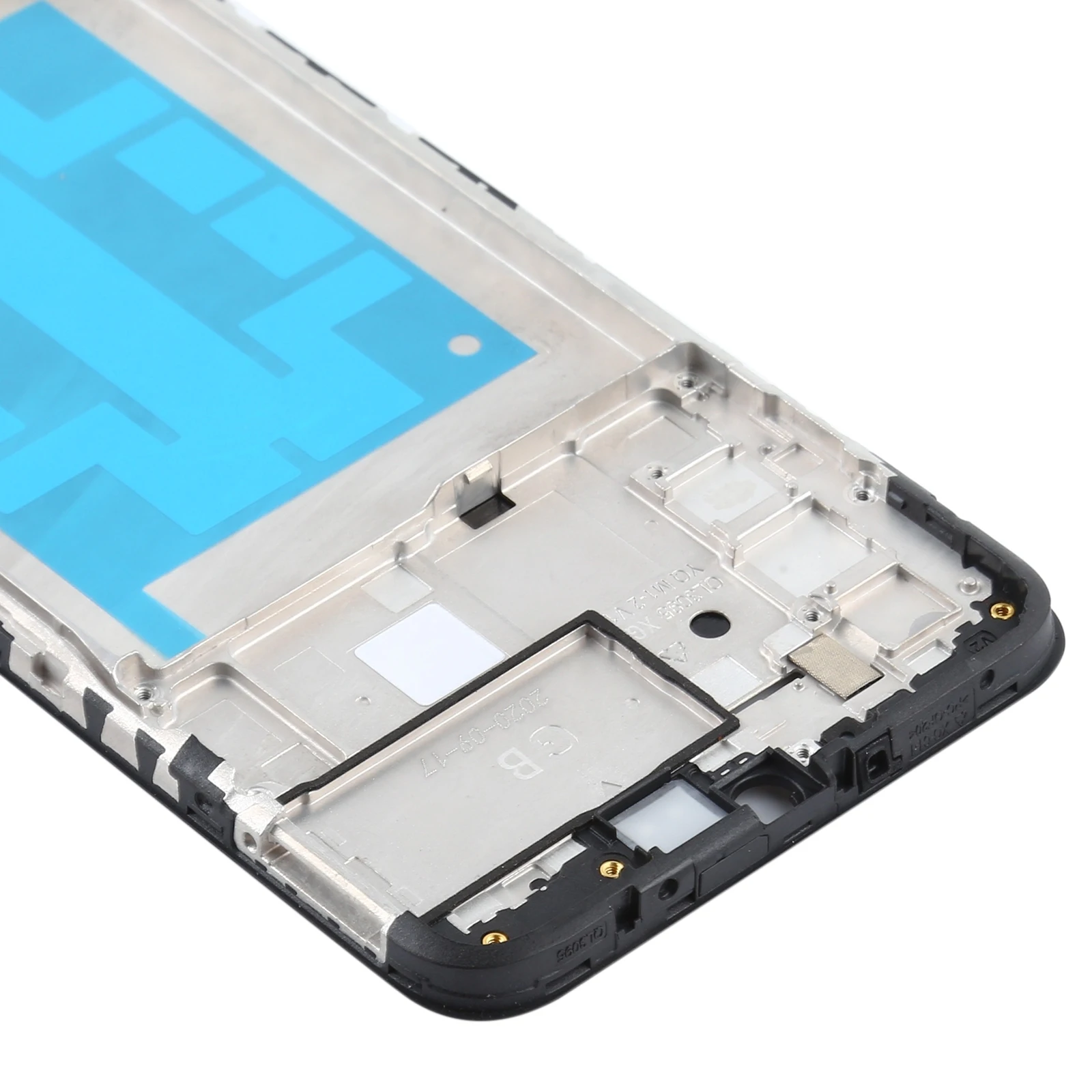 Front Frame For Galaxy A02S SM-A025 (GB Version) Front Housing LCD Frame Bezel Plate Rear Case Panel Replacement Parts