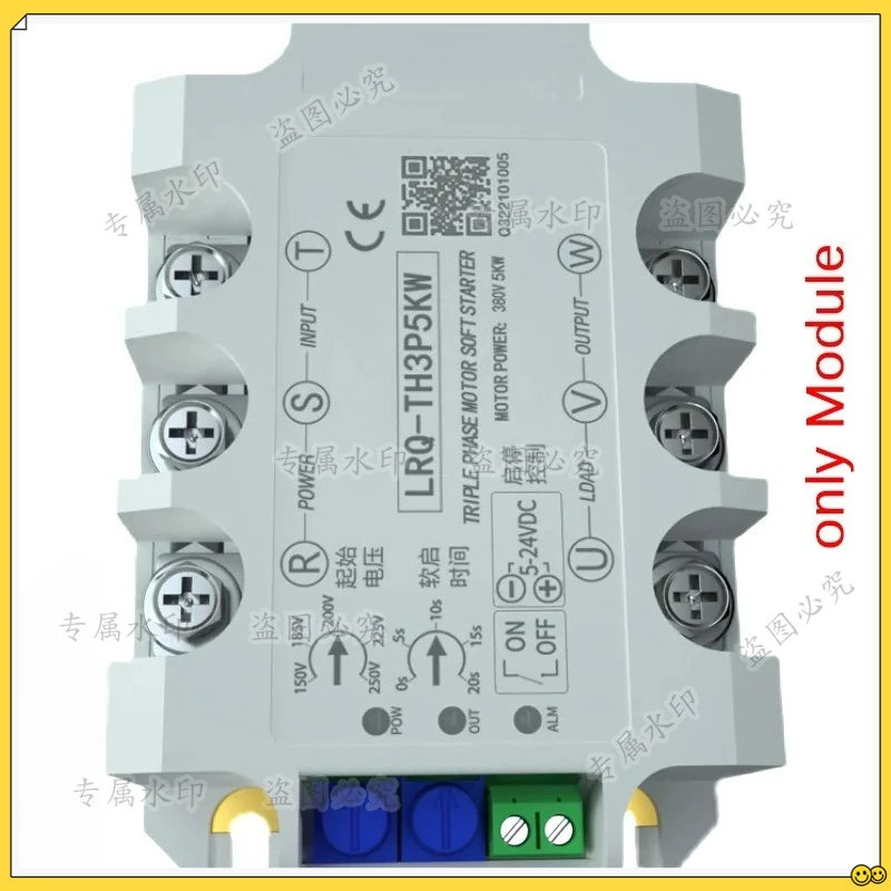 

Модуль плавного пуска для трехфазных двигателей, твердотельное реле, контроллер понижения напряжения и декомпрессии 5кВт/8кВт/15кВт/22кВт