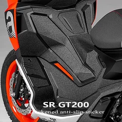 For Aprilia SR GT200 SRGT200 Accessories Tank Pad Armor Sticker Foot Pedal Thickened Rubber Protective Sticker 2022 2023
