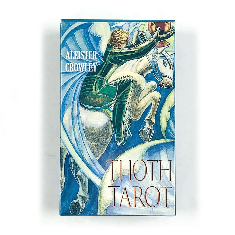 Spanish Version Tarot Cards Crowley Thoth With Egyptian Symbolism, Qabalistic & Astrological Insights For Divination Cards Game - view 2