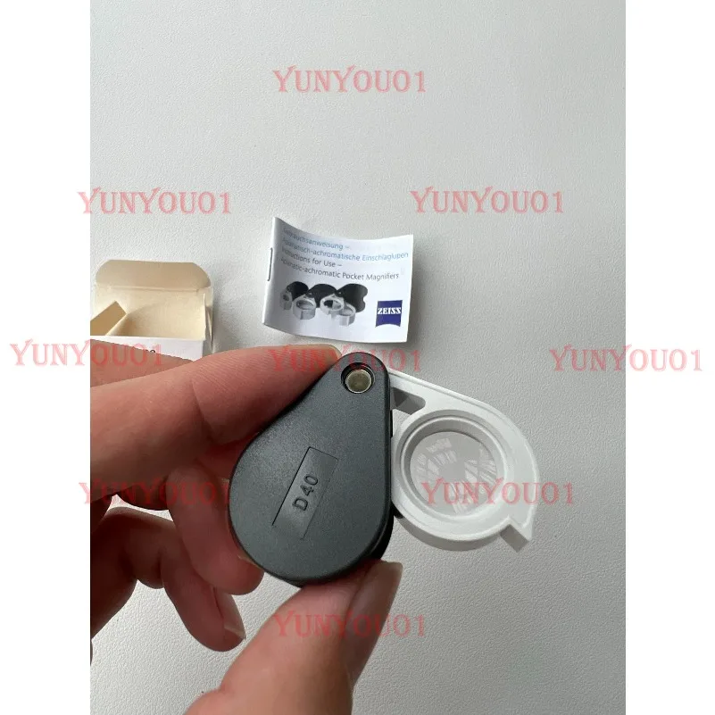 10X Jewelry Diamond Coin Antique High Definition Magnifying Glass D40