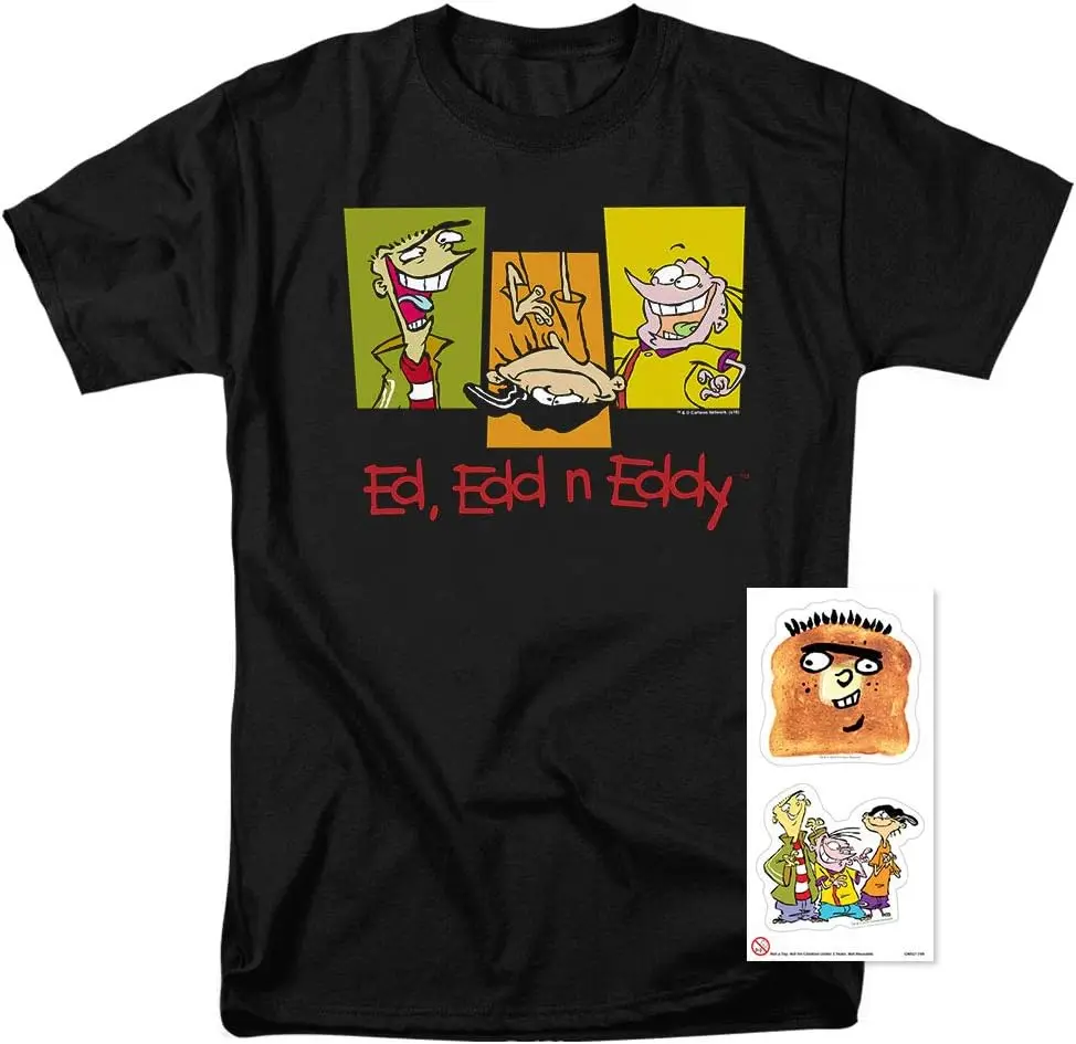 Popfunk Classic Ed, EDD n Eddy Three EDS T Shirt & Stickers