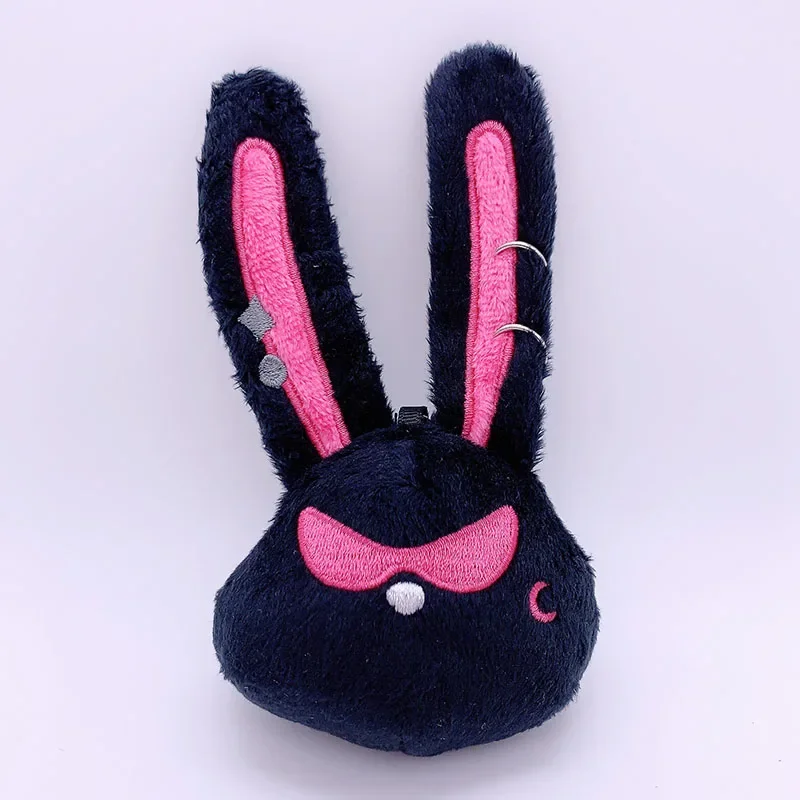 19cm MITO Keychain ATEEZ Pendant Cartoon Black Rabbit MITO Plush Pendant for Backpack Long Ear Rabbit Doll Bag Accessories Gifts