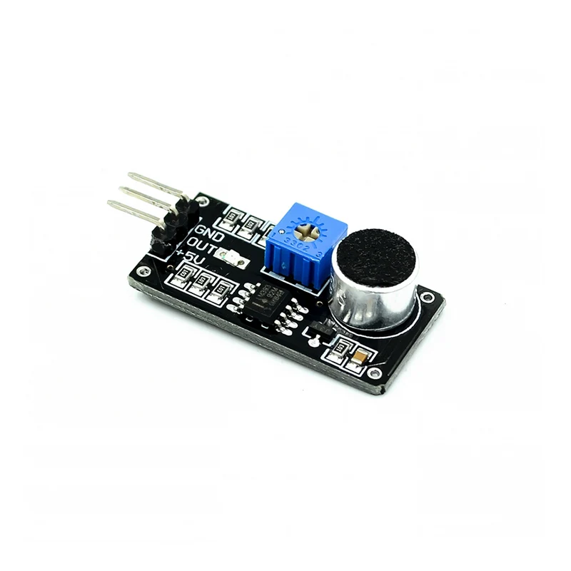 1/5 Stuks Geluidssensor Module 3 Pin Voice Geluidsdetectie Sensor Versterker LM393 Electret Microfoon DIY Kit
